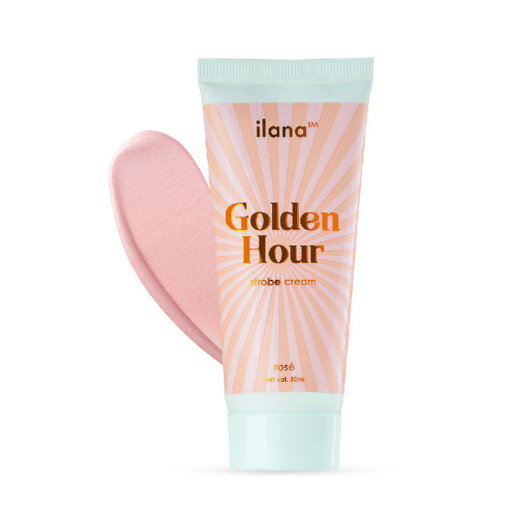 Golden Hour - Shimmering Makeup Primer + Strobe Cream in Rosé