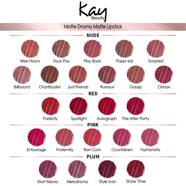 Kay Beauty Matteinee Matte Lip Crayon Lipstick