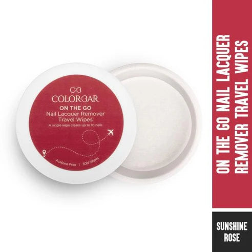 ON THE GO NAIL LACQUER REMOVER TRAVEL WIPES